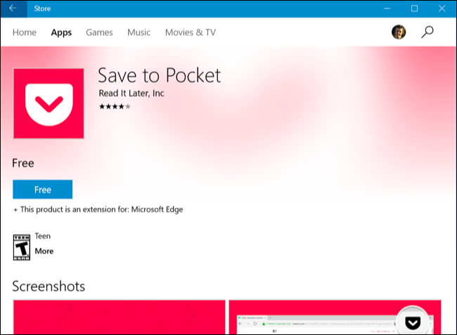 Extensions in Microsoft Edge 3