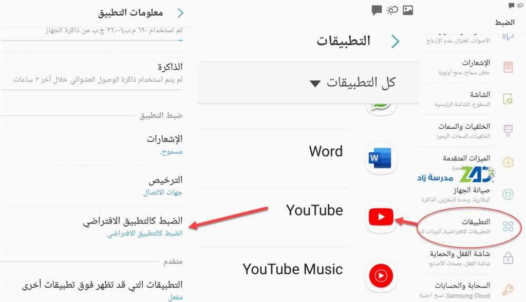 الانتقال إلى عناوين URL المدعومة